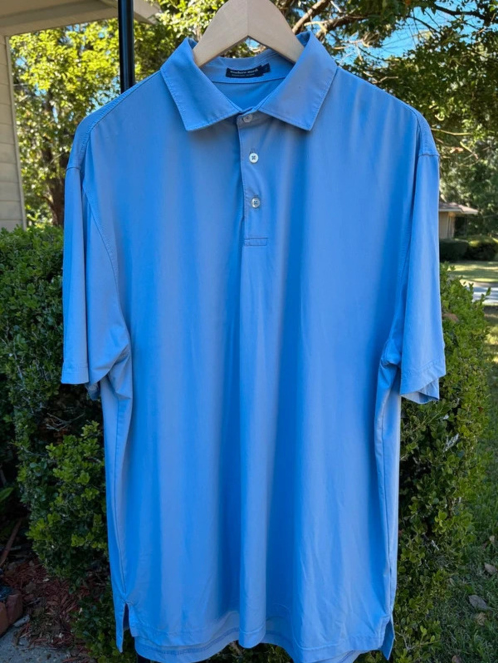 Southern Marsh Performance Polo Men’s XL Light Blue Golf Shirt